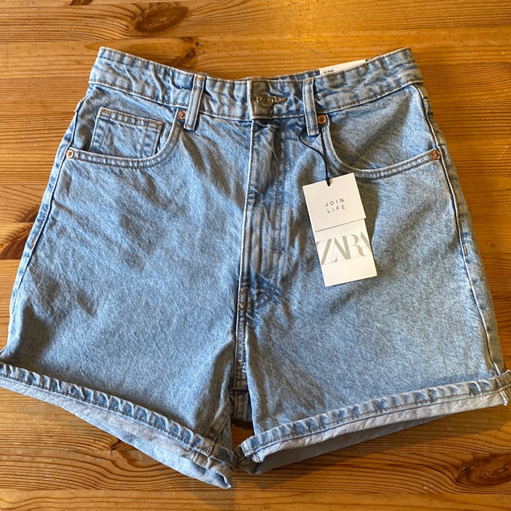 Zara mom shorts